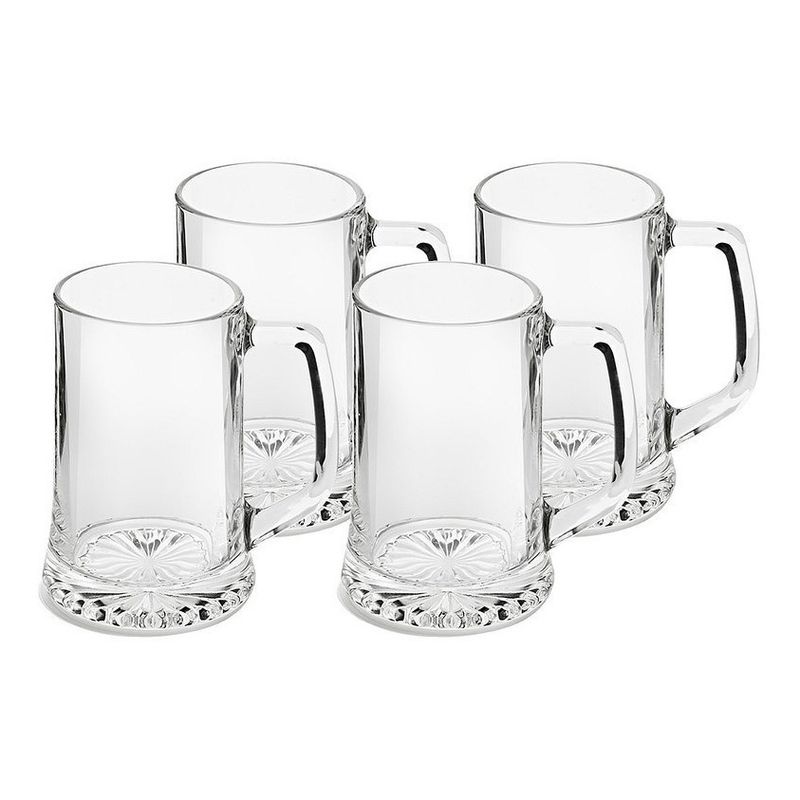 ROYAL LEERDAM - SET 4 VASOS SHOPEROS ARTISAN 320ML COLOR TRANSPARENTE
