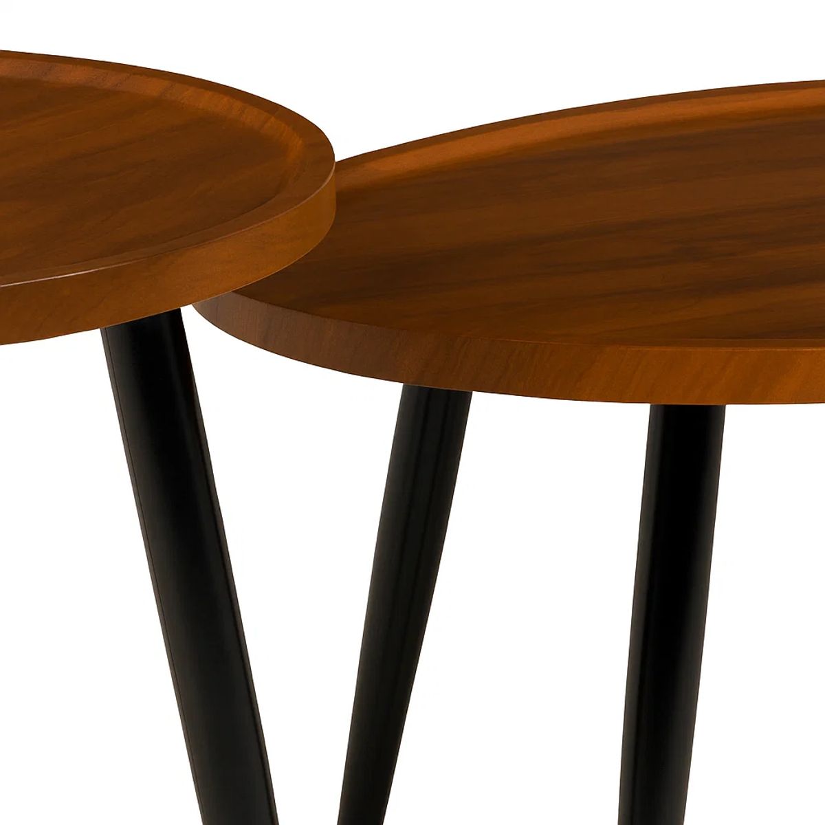 HABITA2 CHILE - Set 2 Mesas de Centro Rounded Tipo Nido