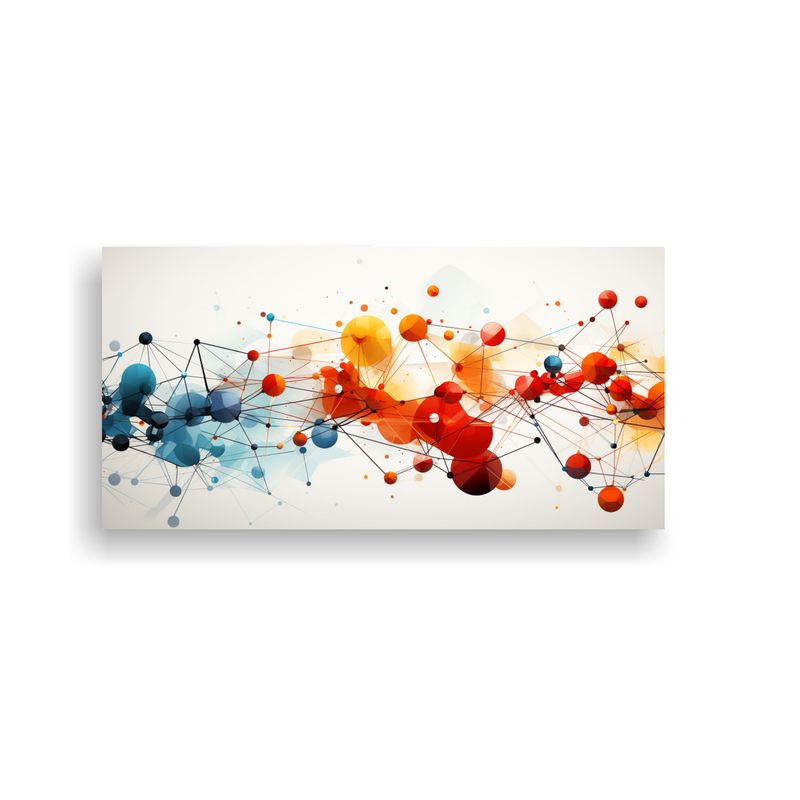 GENERICO - 1 Cuadro Hermoso Visual Motivo Central 60x30 Cm