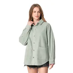 STOKED - Chaqueta Mujer Guz Verde claro