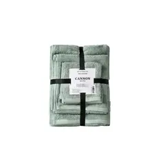 CANNON - Set 6 Toallas 440grs Baño/ Mano/ Visita Menta