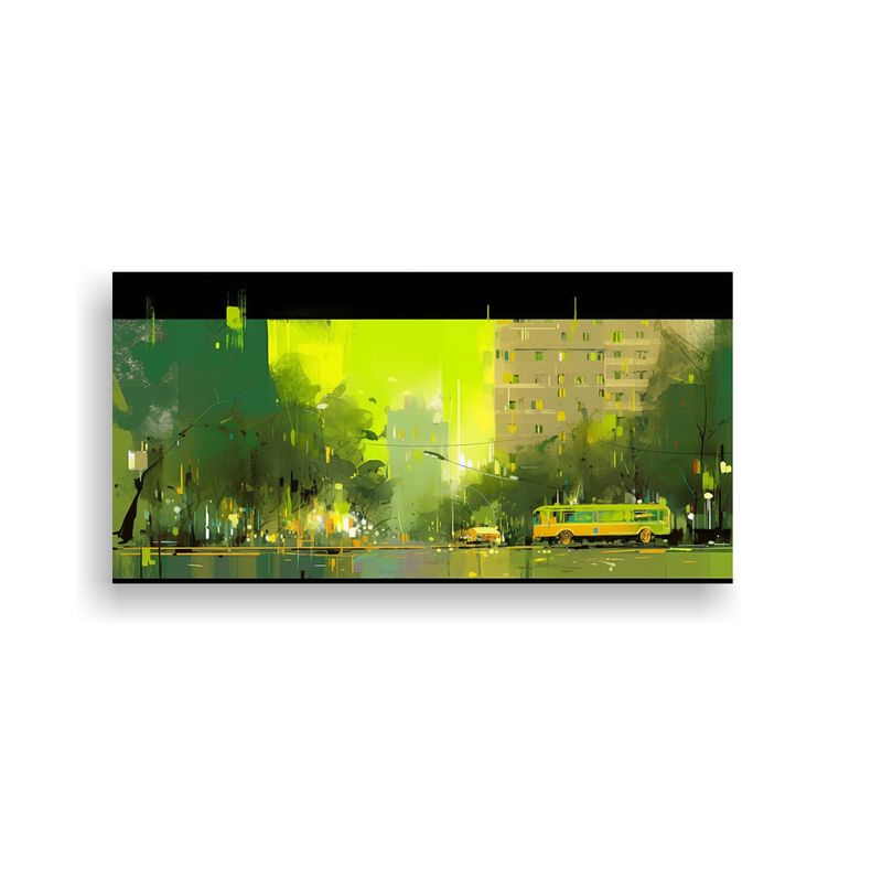 GENERICO - Cuadro Lienzo Inspirador Belleza Santiago Chile 100x50 Cm