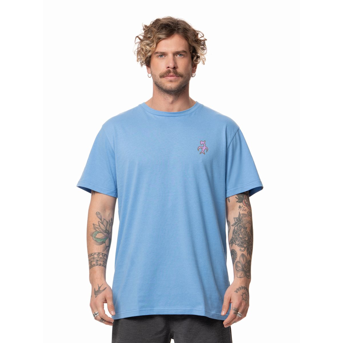 STOKED - Polera Hombre Rapanui Azul claro Stoked