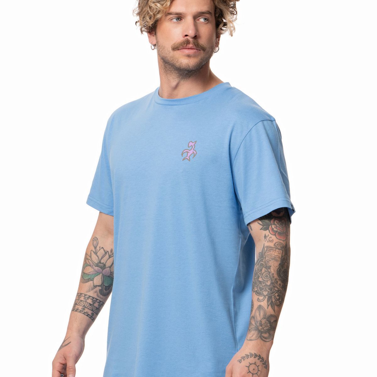 STOKED - Polera Hombre Rapanui Azul claro Stoked