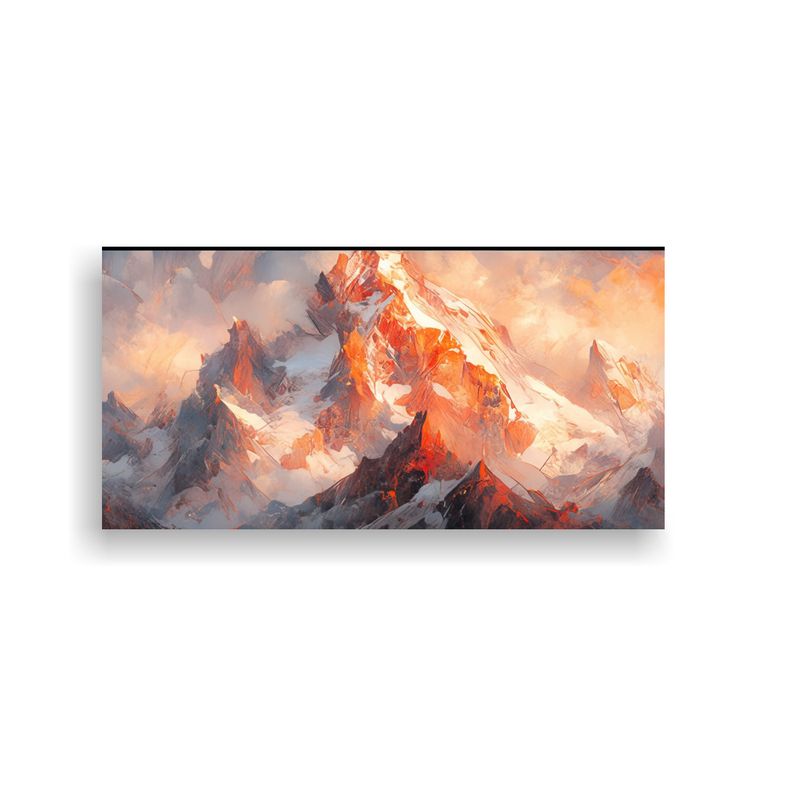 GENERICO - Pinturas Decorativas De Famosas Cumbres Y 80x40 Cm