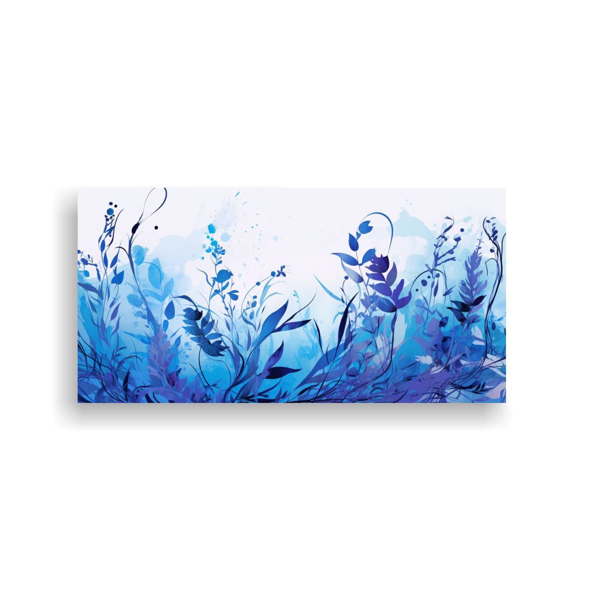 GENERICO - Lienzo De Tela Decorativo Herbáceo En Colores 80x40 Cm