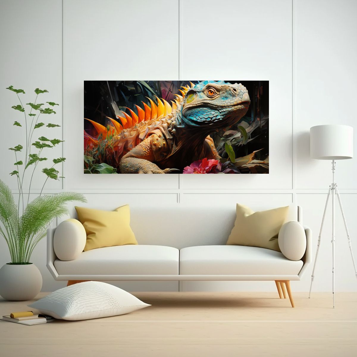 GENERICO - Pintura Al Estilo óleo Multicolor Estilo 100x50 Cm.