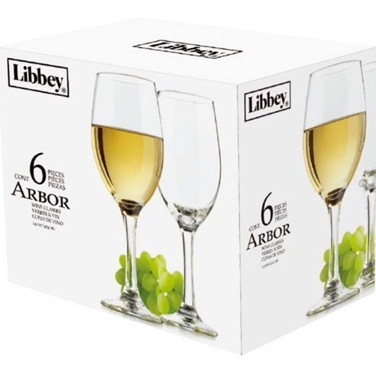 LIBBEY - SET 6 COPAS VINO BLANCO PERCEPTION - LIBBEY