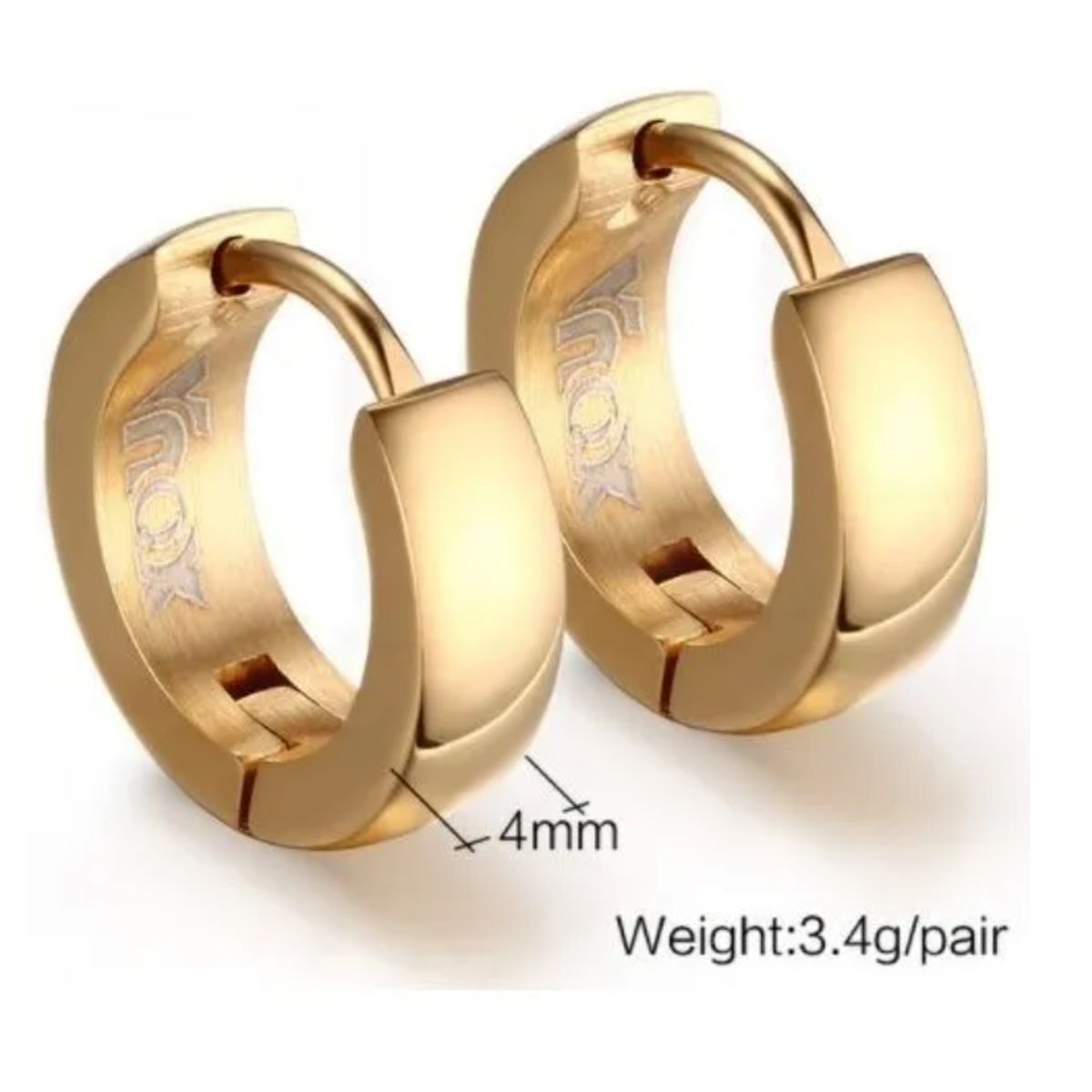 GENERICO - Aros Punk Hombre Mujer Manba Earing Moda Royal Madriz