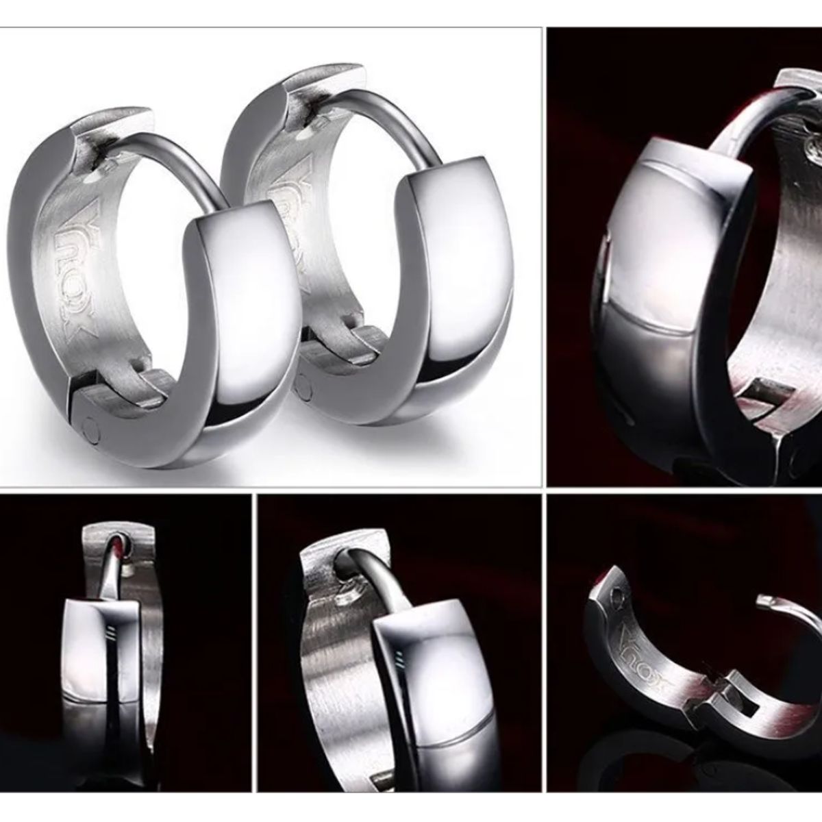 GENERICO - Aros Punk Hombre Mujer Manba Earing Moda Royal Madriz