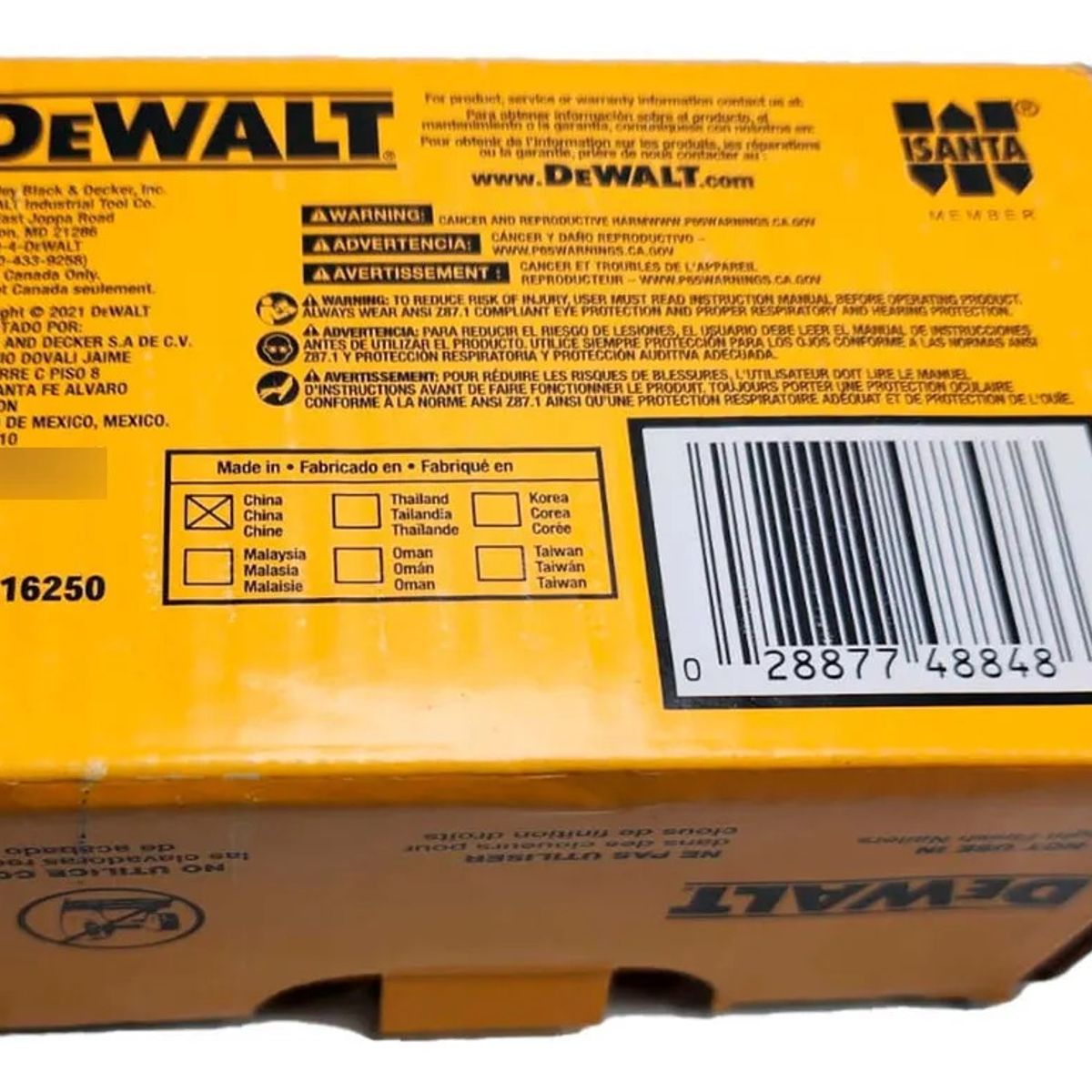 Caja de 2500 Clavos Reforzados 2-1/2 16ga Dewalt DCA16250, marca DEWALT - Foto 2