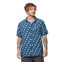 STOKED - Camisa Hombre Hooks Azul