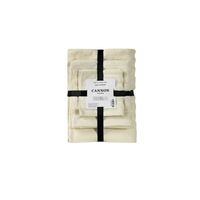 Set 6 Toallas 440grs Baño/ Mano/ Visita Ivory