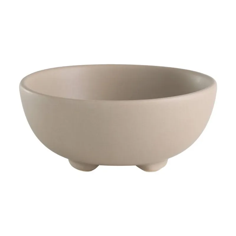 EGLO - Cuenco decorativo KALININ cerámica Beige 5 x 11 diámetro