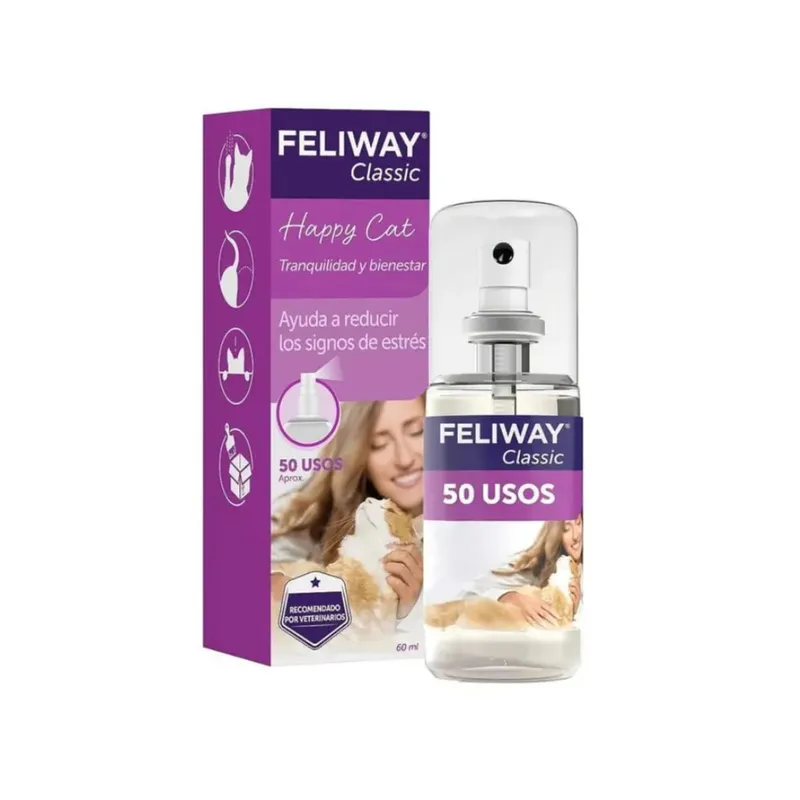 FELIWAY - Feliway Classic Spray 60 ml – Feromonas Antiestrés Gatos