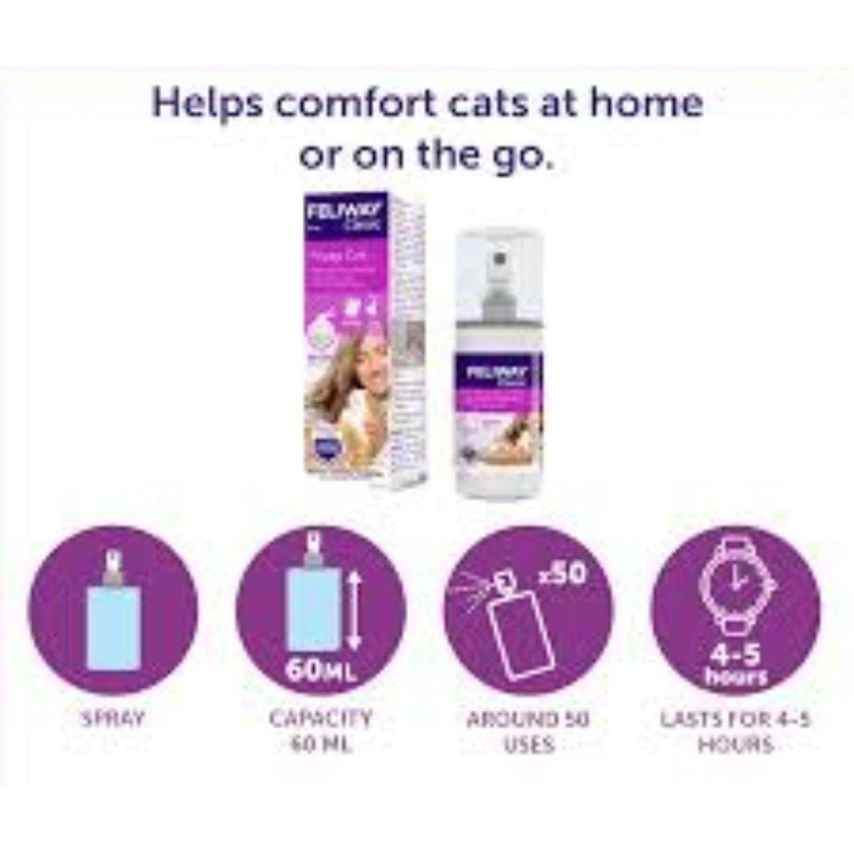 FELIWAY - Feliway Classic Spray 60 ml – Feromonas Antiestrés Gatos