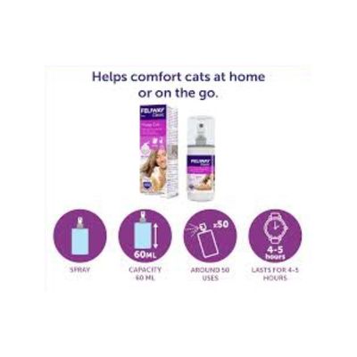 Imagen 2 del producto Classic Spray 60 ml – Feromonas Antiestrés Gatos