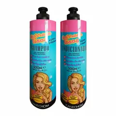 KANECHOM - Pack Shampoo Y Acondicionador Arrasa Liso 300ml