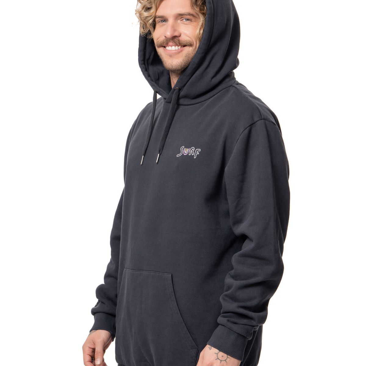 STOKED - Poleron Hombre Art Azul Stoked