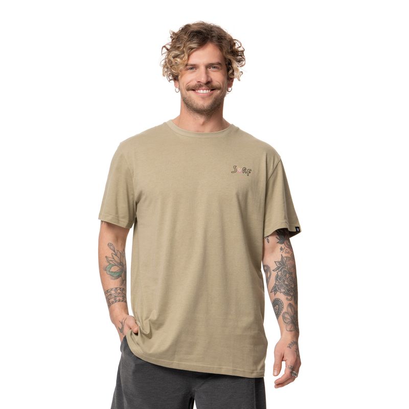 STOKED - Polera Hombre Smile Verde Stoked