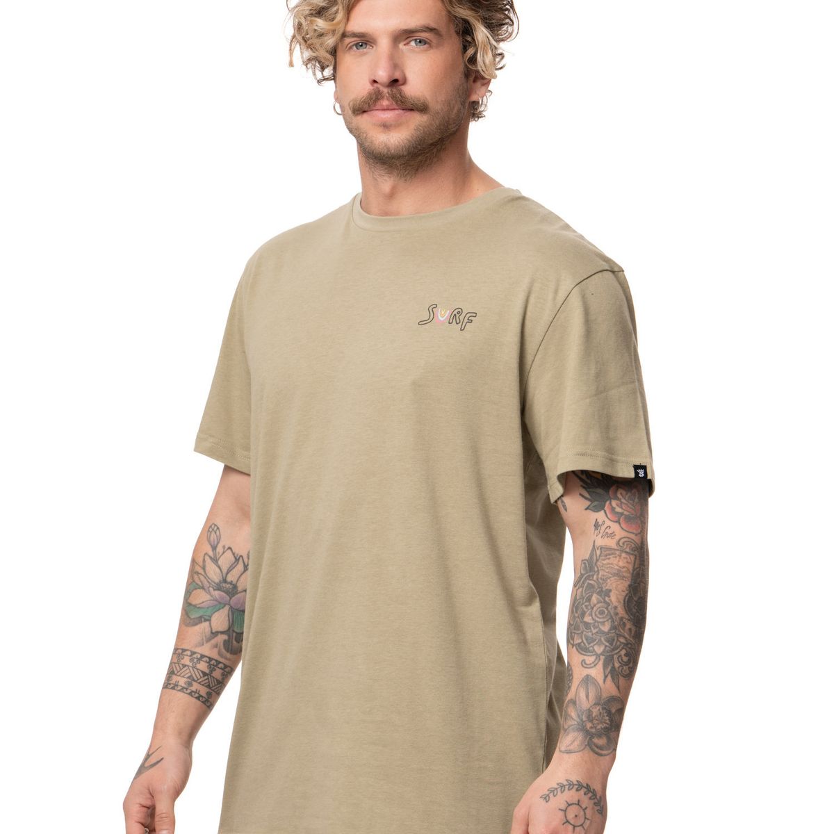 STOKED - Polera Hombre Smile Verde Stoked