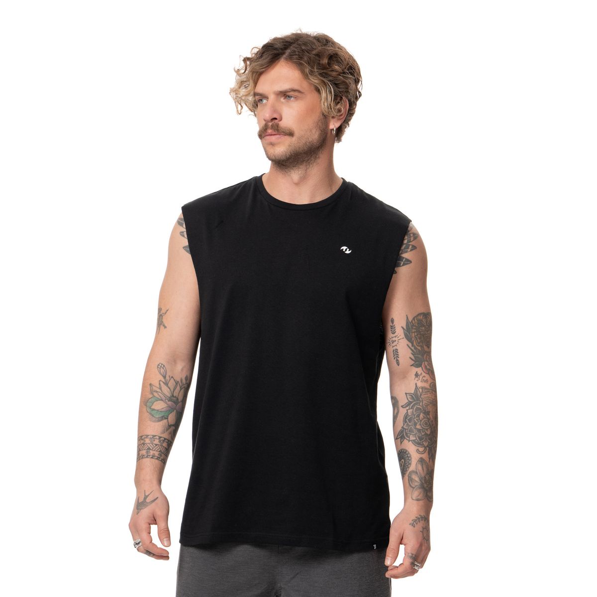 STOKED - Polera Hombre Reel Negro Stoked
