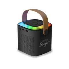 MLAB - Karaoke My Lil First Singer 2 - Luz RGB, 2 Micrófonos, Negro