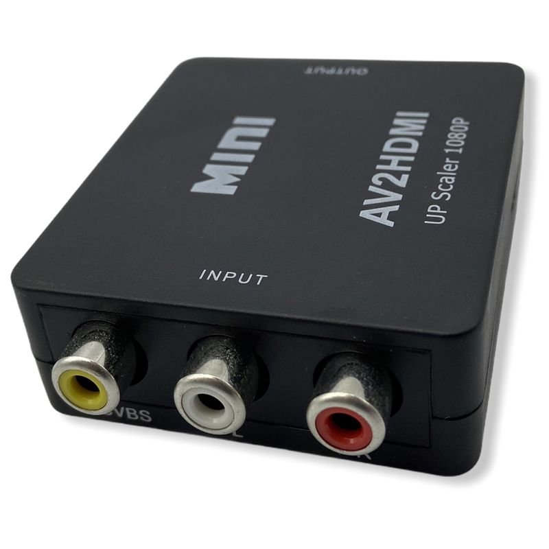 ULINK - CONVERSOR DE VIDEO RCA AV A HDMI NEGRO