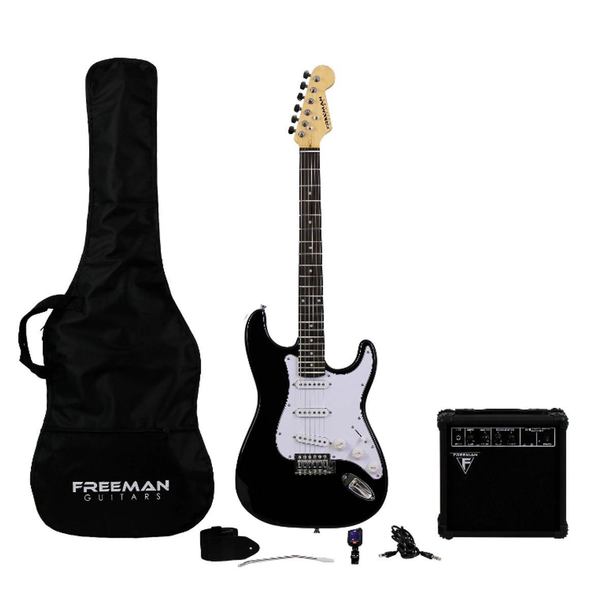 FREEMAN - Pack De Guitarra Freeman Rock Starter BK