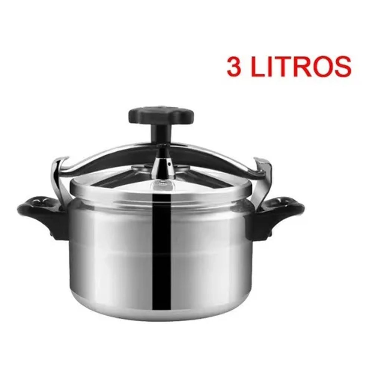 GENERICO - Olla A Presión De 3 Litros Color Gris