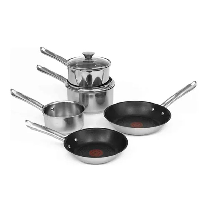 GENERICO - Batería De Cocina 7 Piezas Elementary Gris