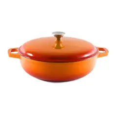GENERICO - Olla Hierro 385x30x9 Cm Naranja