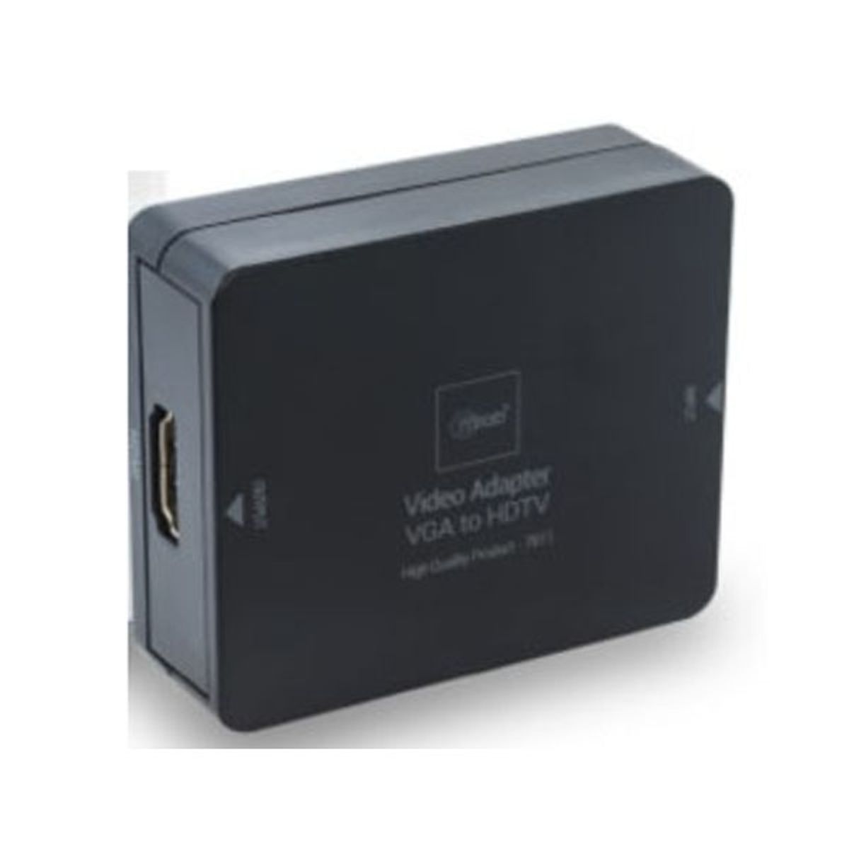 GENERICO - CONVERSOR DE VIDEO VGA  AUDIO A HDMI NEGRO