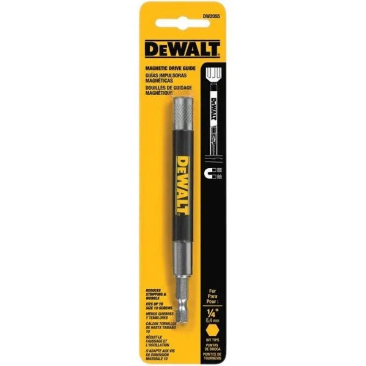 DEWALT - Adaptador Extensión Magnética 14 de Puntas DeWalt DW2055