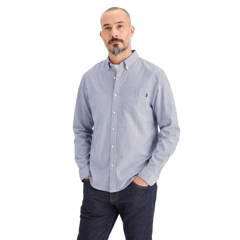 DOCKERS - Camisa Hombre Oxford Regular Fit Azul Dockers