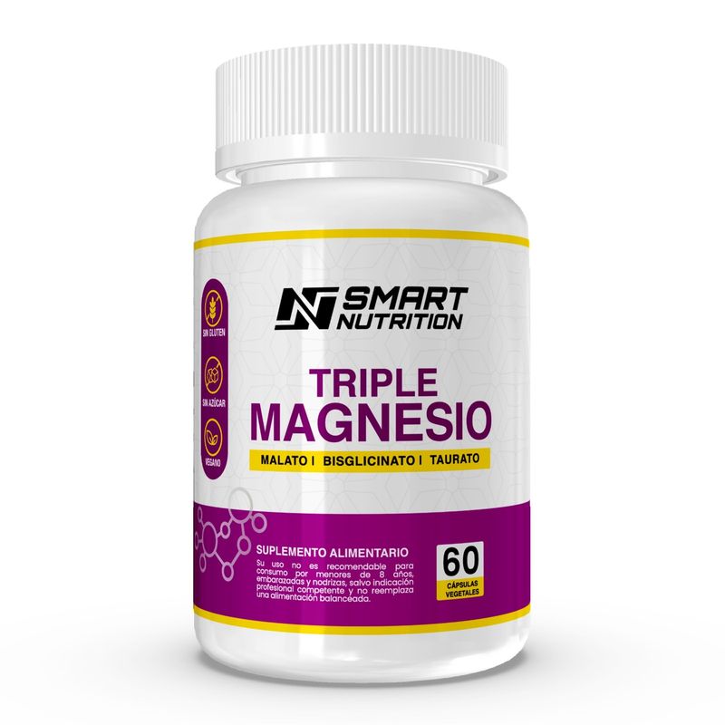 GENERICO - Triple Magnesio(malato, Bisglicinato, Taurato) - 60 Capsulas