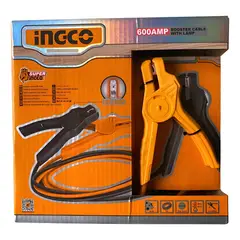 INGCO - Cable De Partida Pinza Arranque Con Luz Led Hbtcp6008l