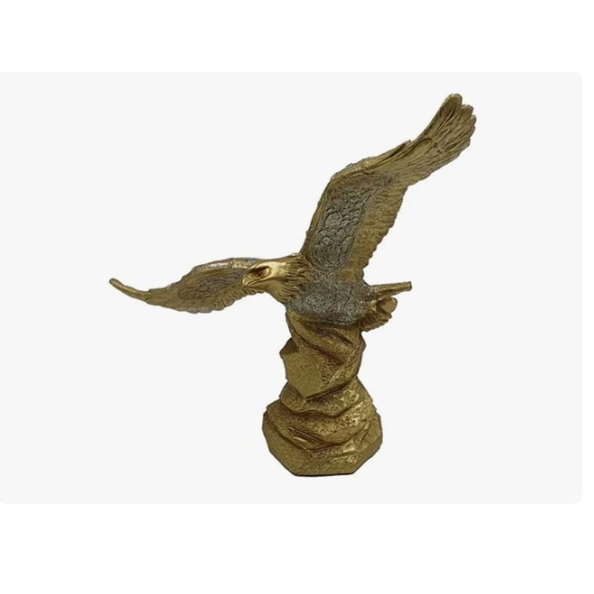 GENERICO - Águila Dorada Figura Decorativa