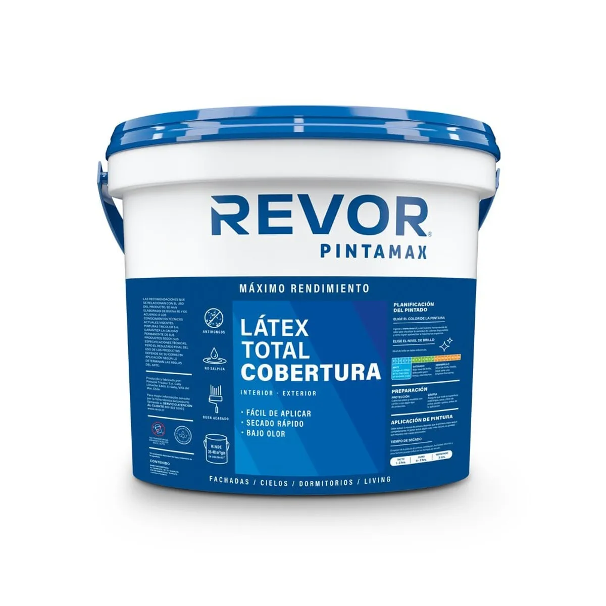 REVOR - Látex Pintamax blanco 1 gal