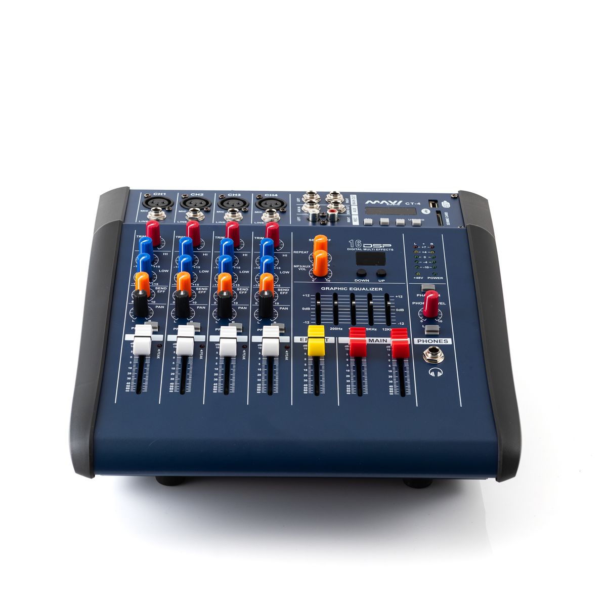 MAVI - Consola Power Mixer CT-4 Ch Mavi