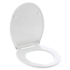 DUSCHY - Tapa asiento WC redondo Soft Eco blanco cierre suave