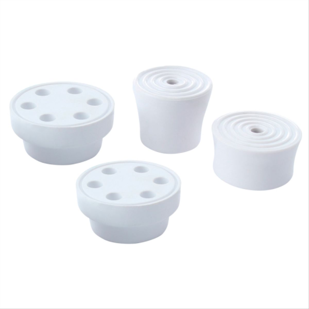 DUSCHY - Barra cortina Baño expandible 75 - 225 cm blanco