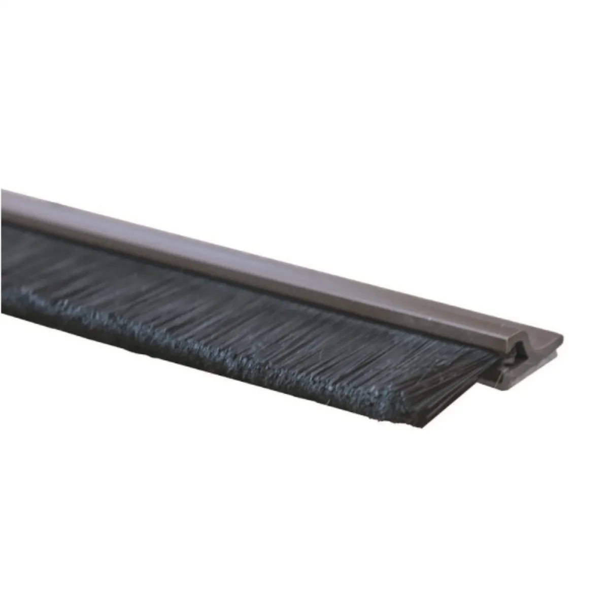 Burlete  adhesivo felpa para puertas en contacto con alfombras café 1mt, marca DEVA - Foto Principal