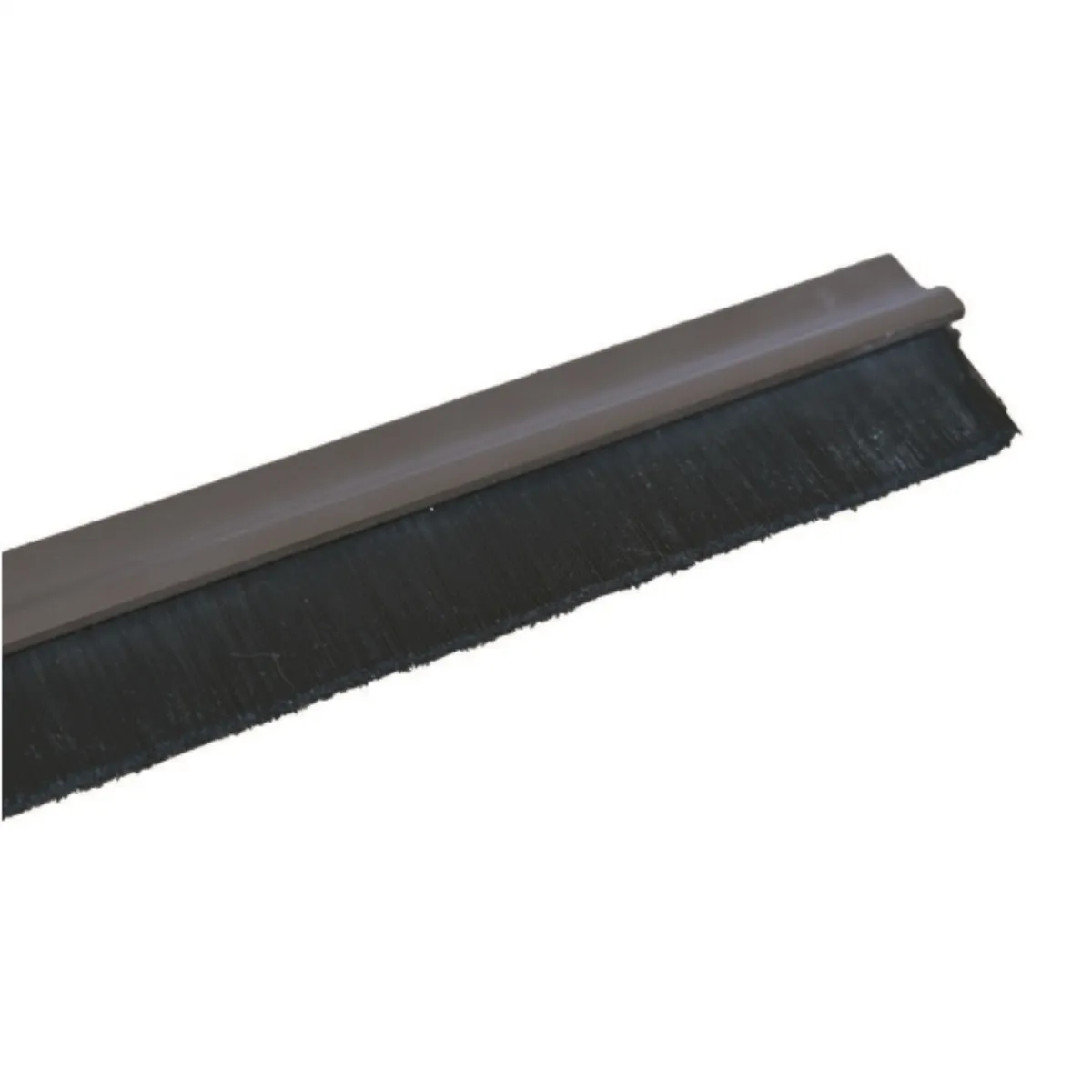 Burlete  adhesivo felpa para puertas en contacto con alfombras café 1mt, marca DEVA - Foto 2