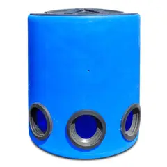 AMERPLAST - Camara distribuidora de drenes 100lt polietileno