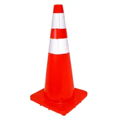 BLACKSMITH - Cono PVC con cinta reflectante 28"