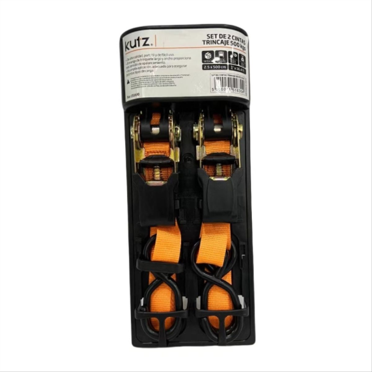 KUTZ - Set 2 Cintas trincaje 500 kgs kutz