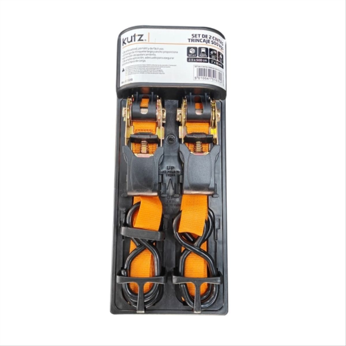 KUTZ - Set 2 Cintas trincaje 500 kgs kutz