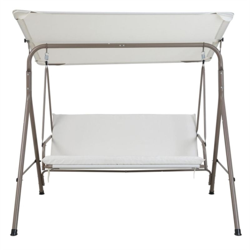 JUST HOME - Sillon columpio 3 personas taupe