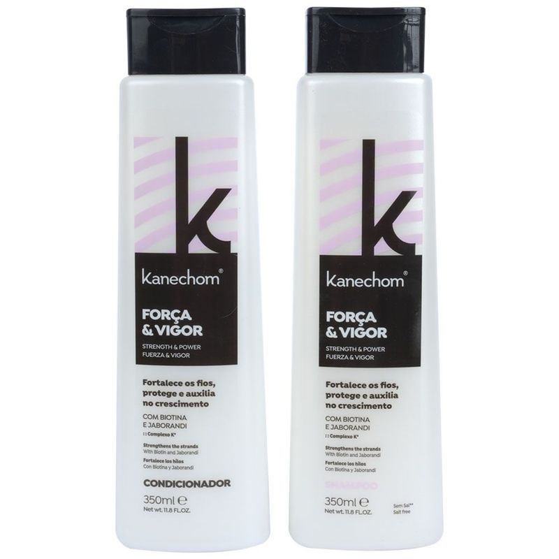 KANECHOM - Pack Shampoo Acondicionador  Fuerza Y Vigor Kanechom